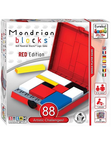Mondrian Blocks Red Edition